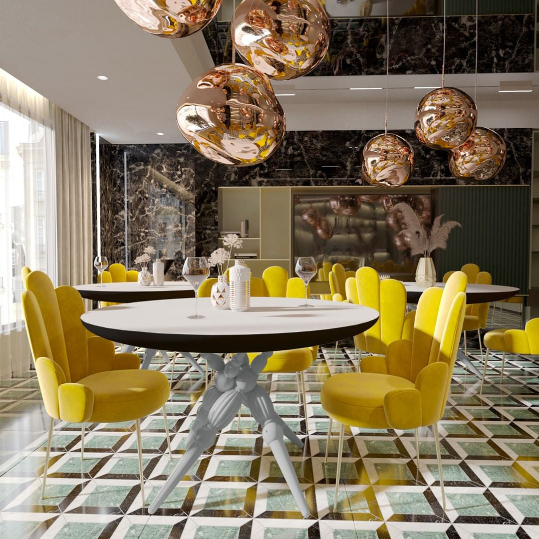 Davy | Multi-Arm Pendant Light | Sculptural Melt Design