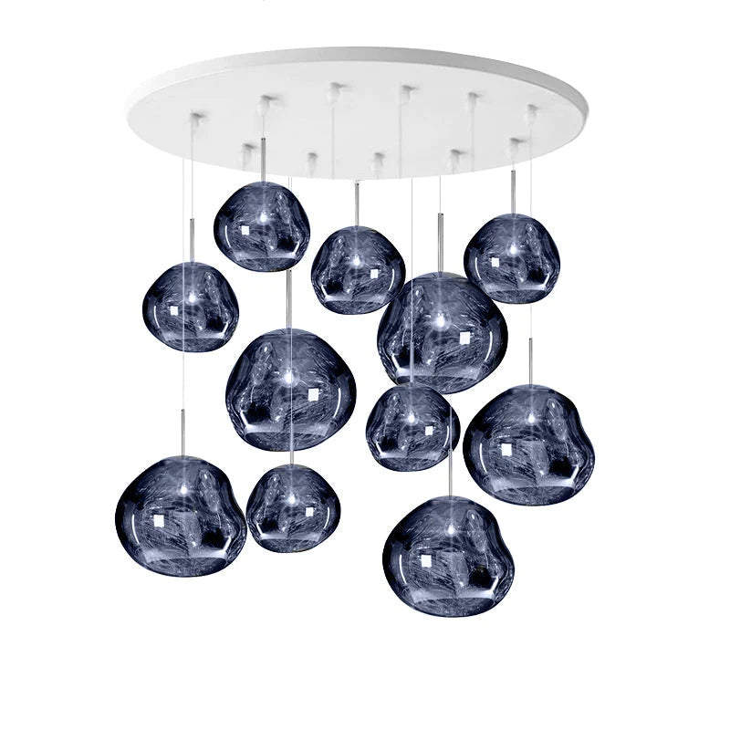 Davy | Multi-Arm Pendant Light | Sculptural Melt Design