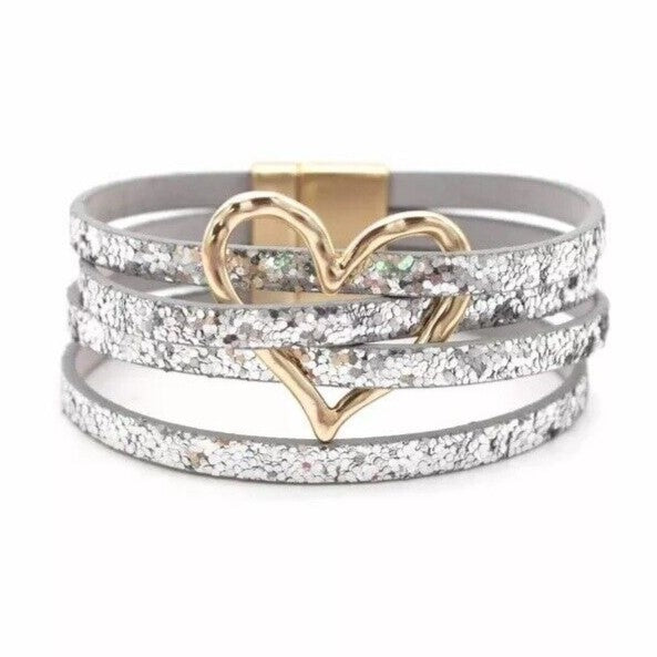 Davy | Multi-layer O-leather Wrap Bracelet