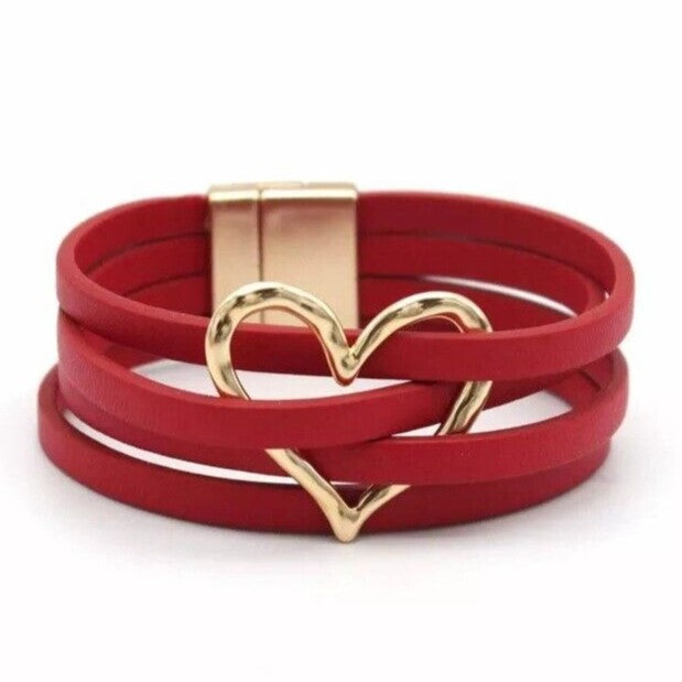 Davy | Multi-layer O-leather Wrap Bracelet