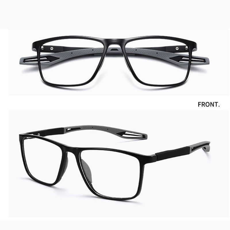 Davy | multifocal reading glasses for men and women – high-quality polycarbonate – for near and far – wall clock
