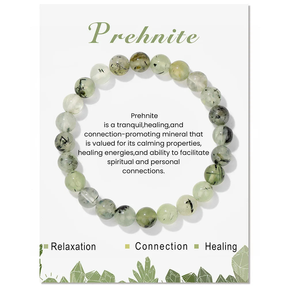 Davy | Natural Crystal Healing Energy Bracelet - Aria
