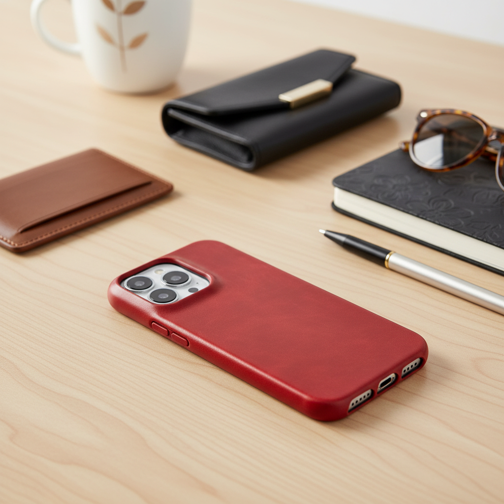 Davy | Oil Wax Genuine Leather Apple iPhone Case