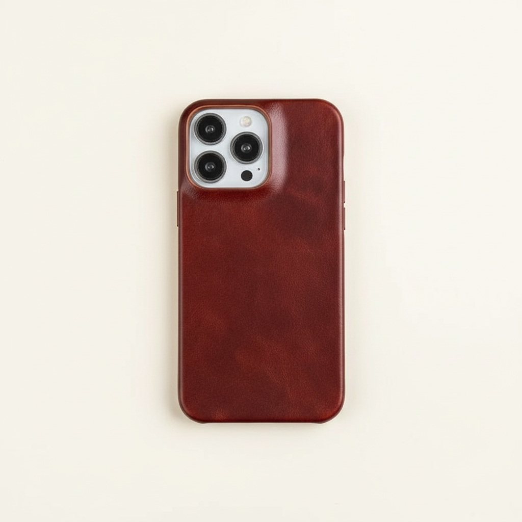 Davy | Oil Wax Genuine Leather Apple iPhone Case