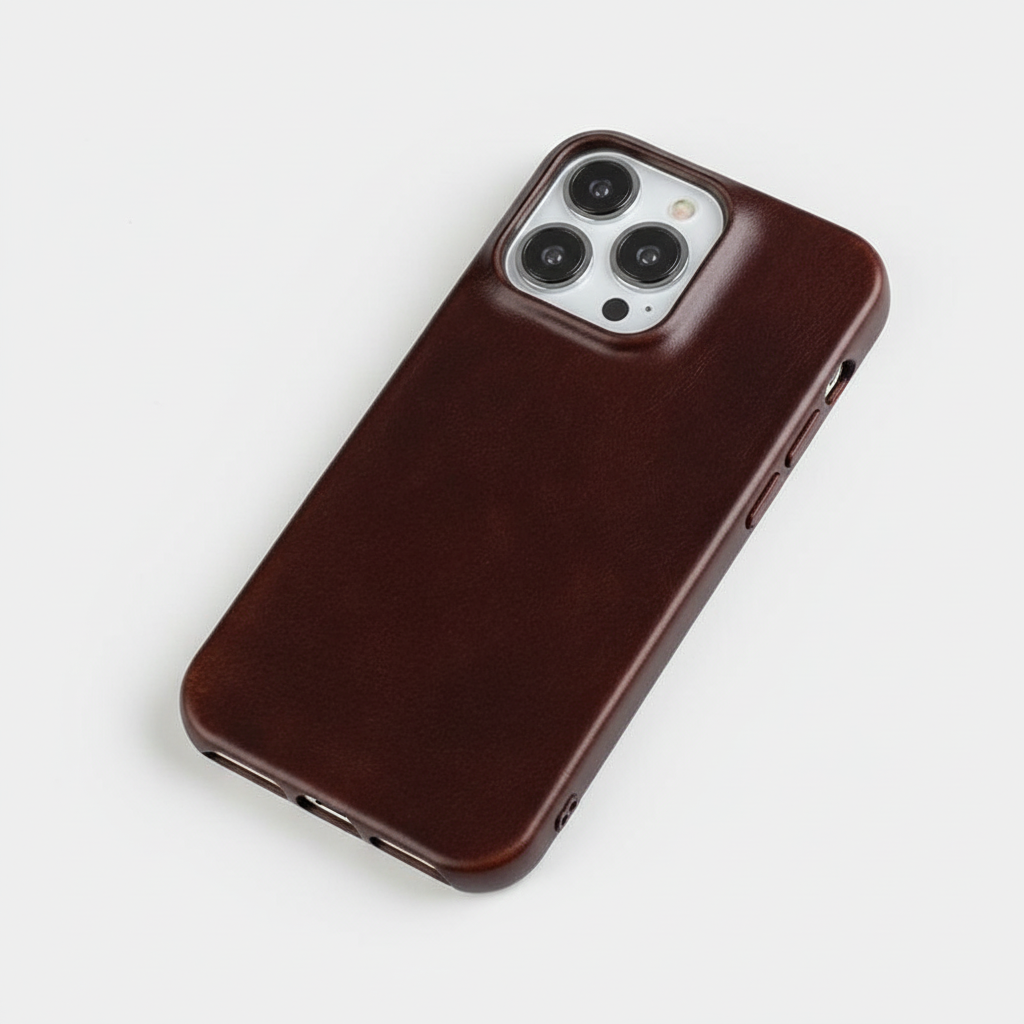 Davy | Oil Wax Genuine Leather Apple iPhone Case