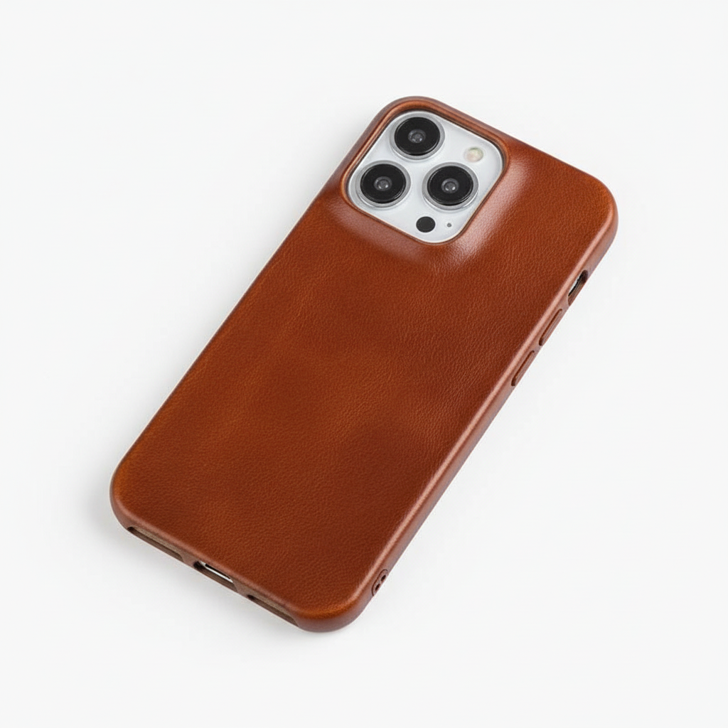 Davy | Oil Wax Genuine Leather Apple iPhone Case