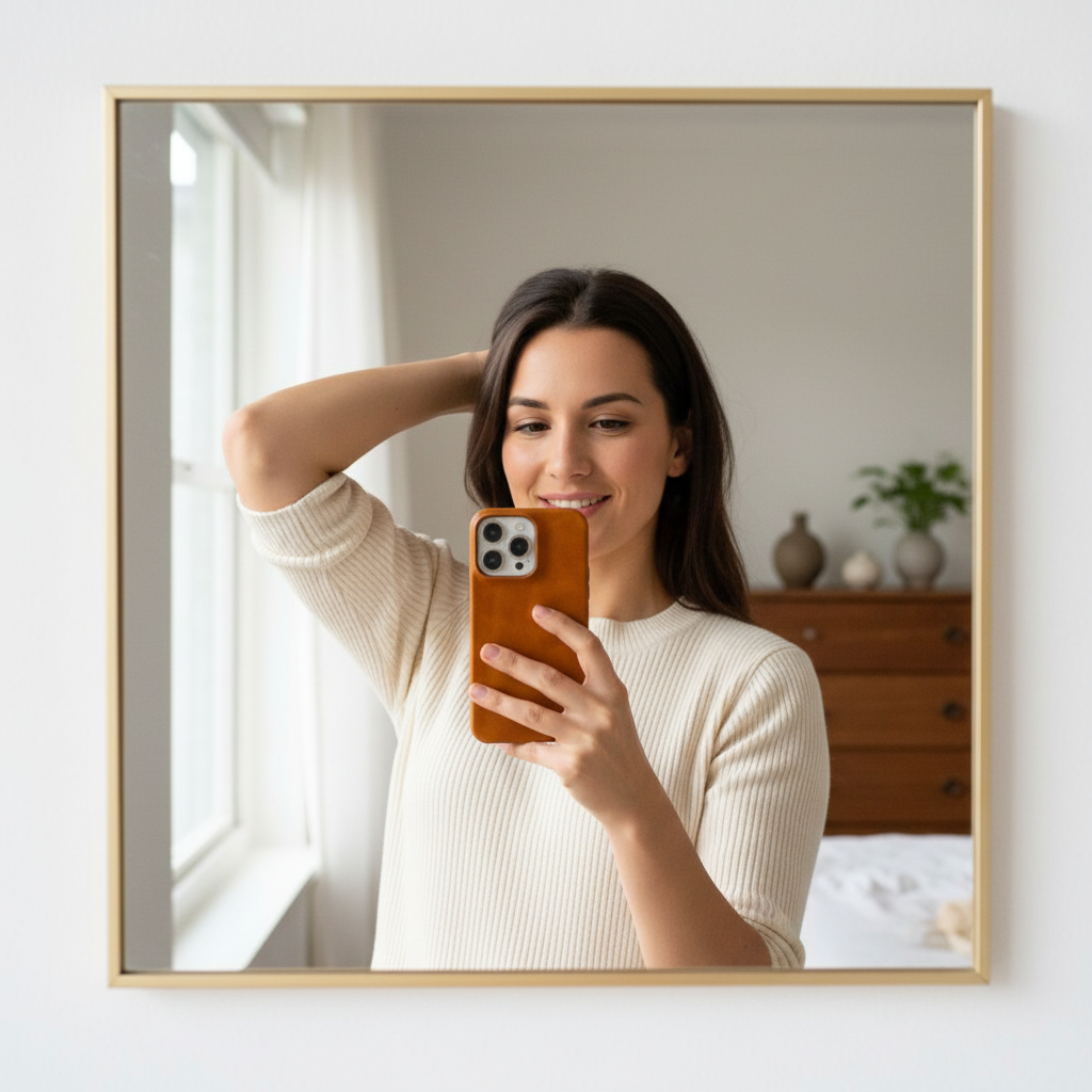 Davy | Oil Wax Genuine Leather Apple iPhone Case