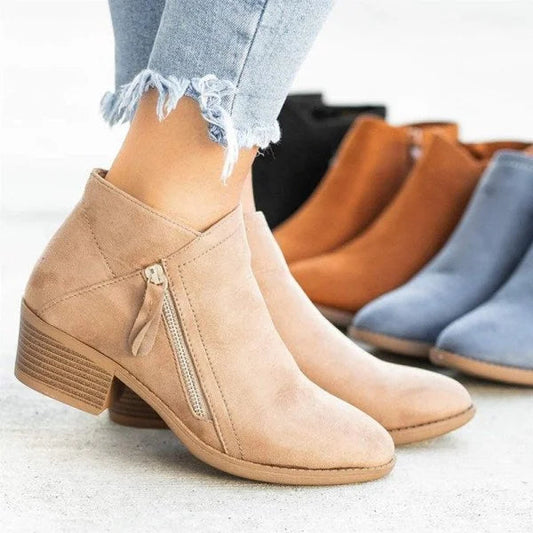 Davy | Orthopedic Women's Boots Made of Leather