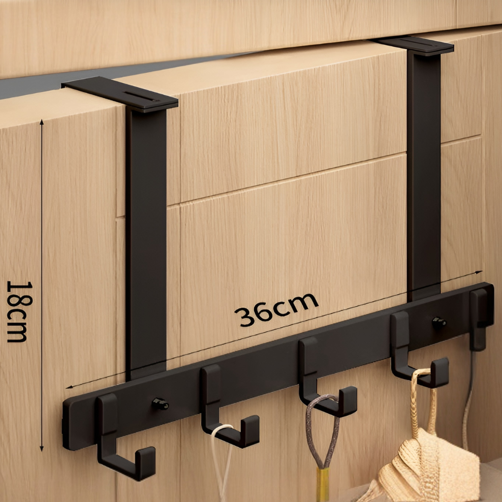 Davy | Over-the-Door 6 Hook Organizer