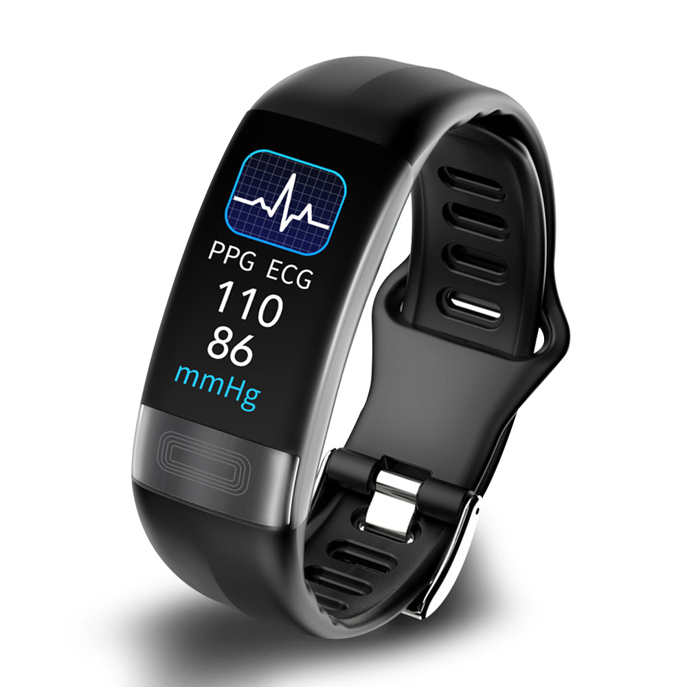 Davy | P11 Plus Health Tracker | Professional EKG & Blood Pressure Monitoring | HRV Analysis with Lorenz Scatterplot | SpO2 & Sleep Screening | IP67 Waterproof | Cycle Tracking