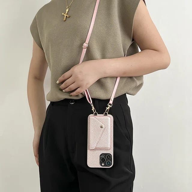 Davy | Phone Case with Card Holder and Key Lanyard