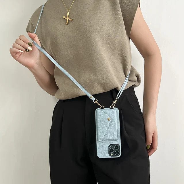 Davy | Phone Case with Card Holder and Key Lanyard