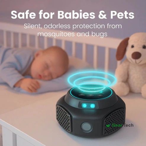 Davy | Plug-In Ultrasonic Rat Repellent | Chemical Free. Quiet & Covers up to 3200 square feet for indoor and outdoor use