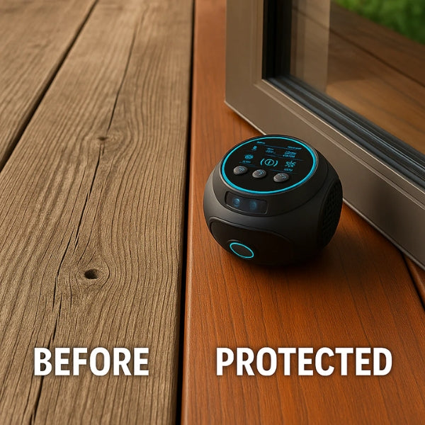 Davy | Plug-In Ultrasonic Rat Repellent | Chemical-Free. Silent & Covers Up to 3200 sq. ft. for Indoor and Outdoor Use