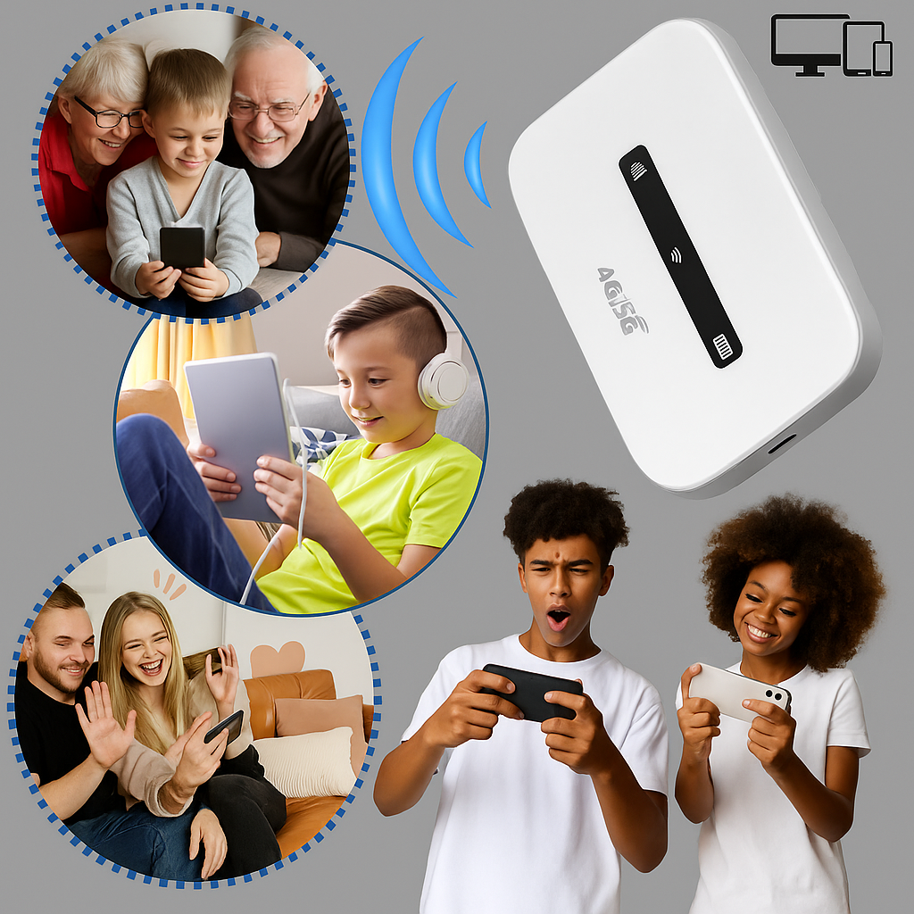 Davy | Portable 4G/5G Wi-Fi Hotspot Router