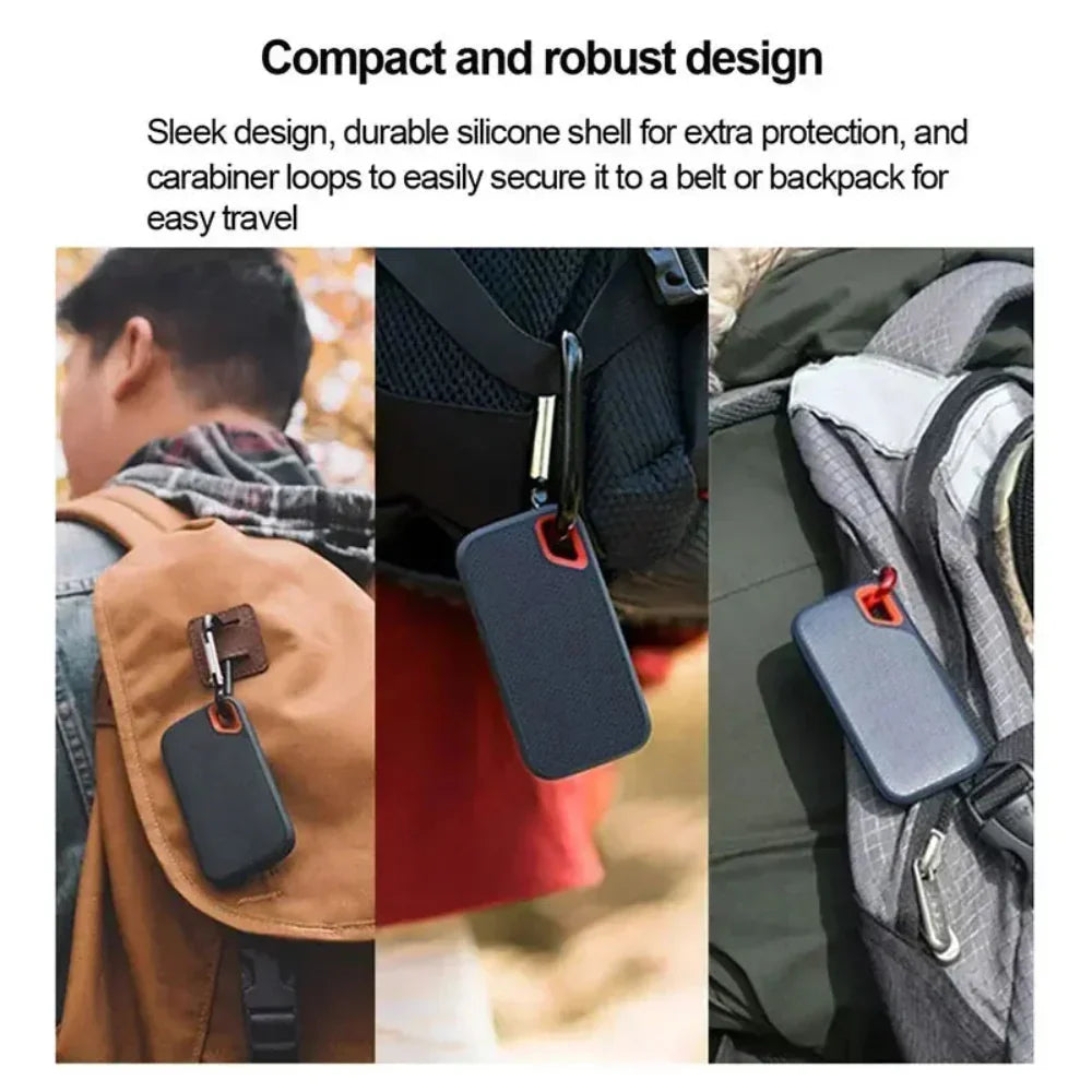 Davy | Portable External SSD Drive High-Speed Data Transfer Shockproof Storage