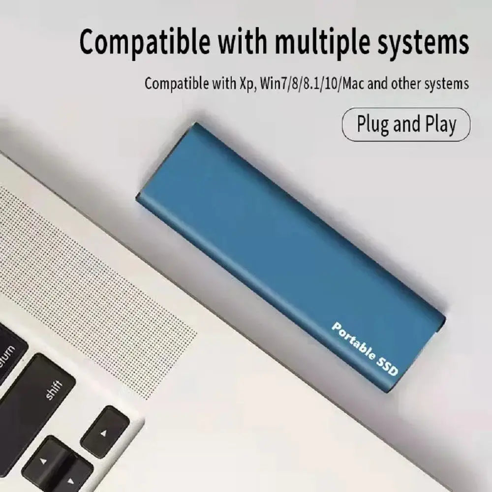 Davy | Portable External SSD High-Speed Aluminum Storage Drive