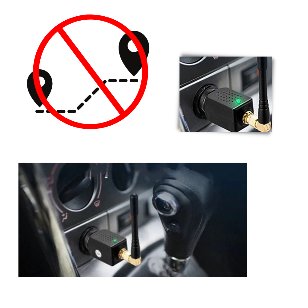 Davy | Portable GPS Signal Blocker for Car | 12V Lighter Powered Privacy Device
