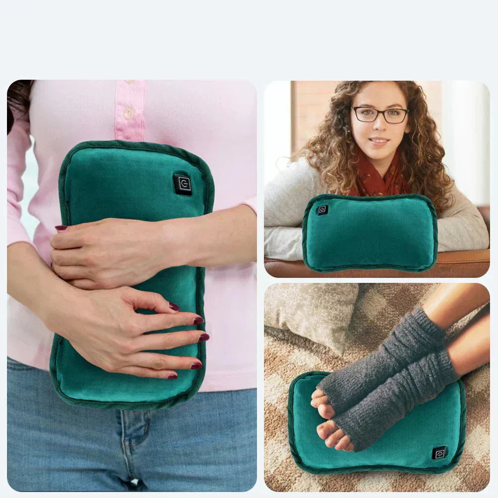 Davy | Portable Graphene Heating Pad | USB Rechargeable | 3 Temperature Levels | Ergonomic Hand & Belly Warmer | Includes Intelligent Auto Shut-Off