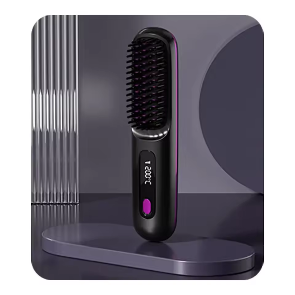 Davy | Portable Hair Styling Brush | Smooth and Healthy Hair Anytime, Anywhere