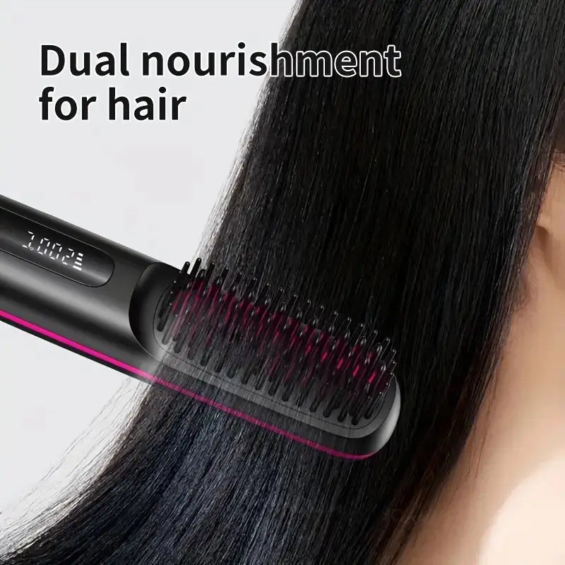 Davy | Portable Hair Styling Brush | Smooth and Healthy Hair Anytime, Anywhere