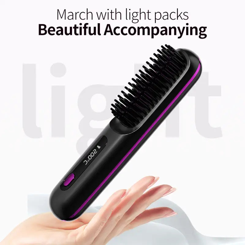Davy | Portable Hair Styling Brush | Smooth and Healthy Hair Anytime, Anywhere