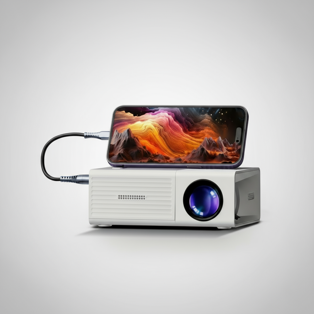Davy | Portable Mini HD LED Projector Home Theater Outdoor 3000 Lumen
