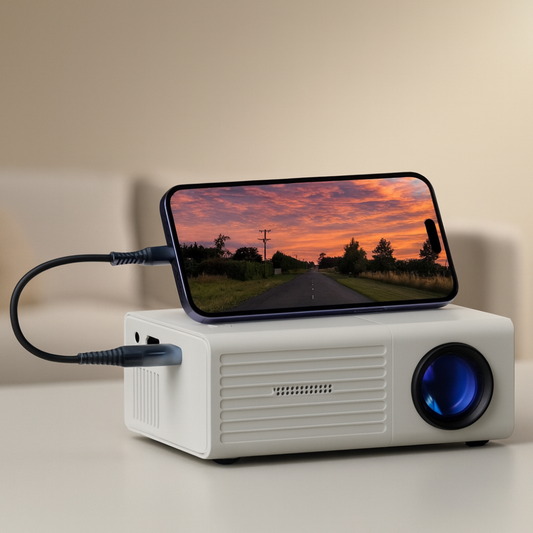 Davy | Portable Mini HD LED Projector Home Theater Outdoor 3000 Lumen