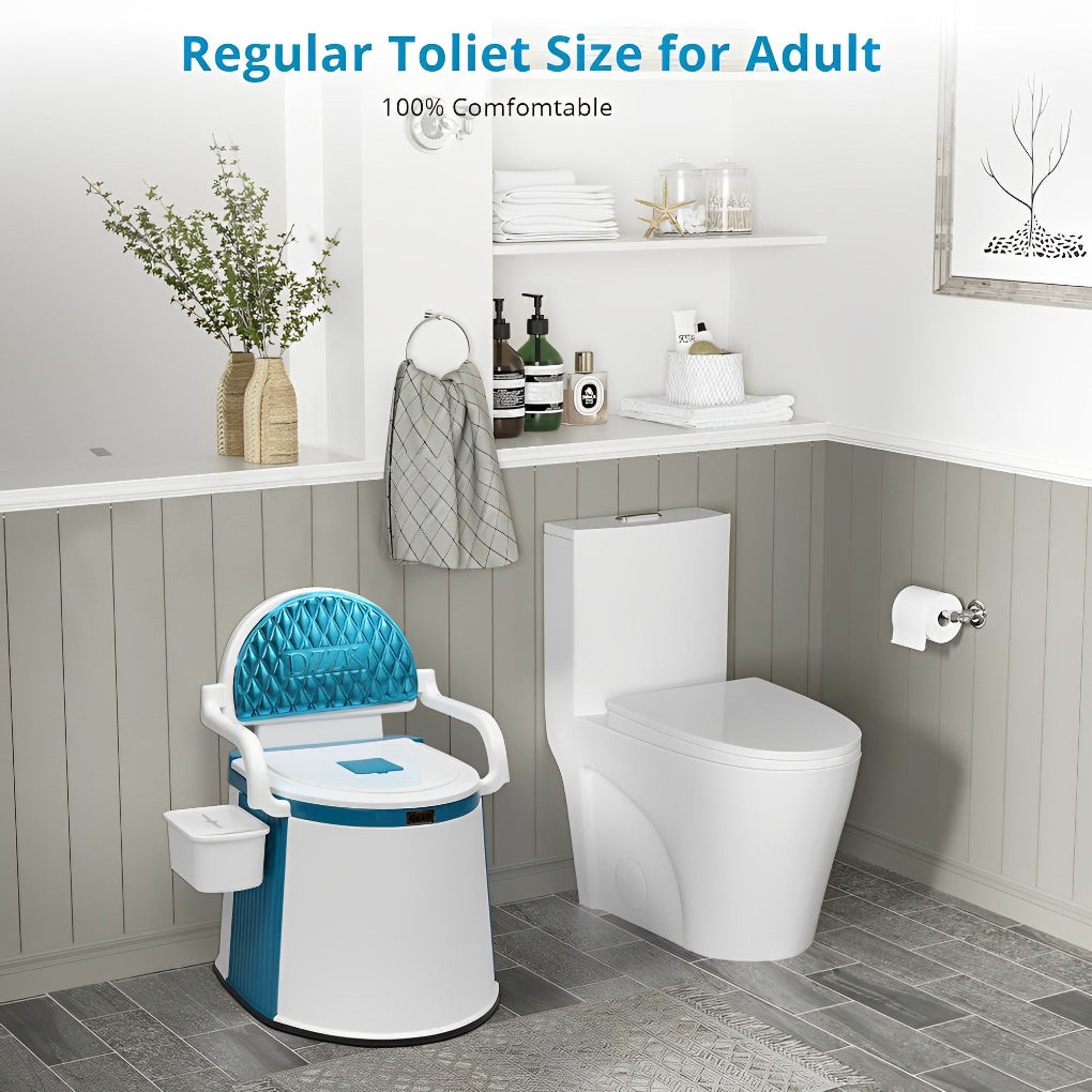 Davy | Portable Toilet with Armrests for Adults & Elderly