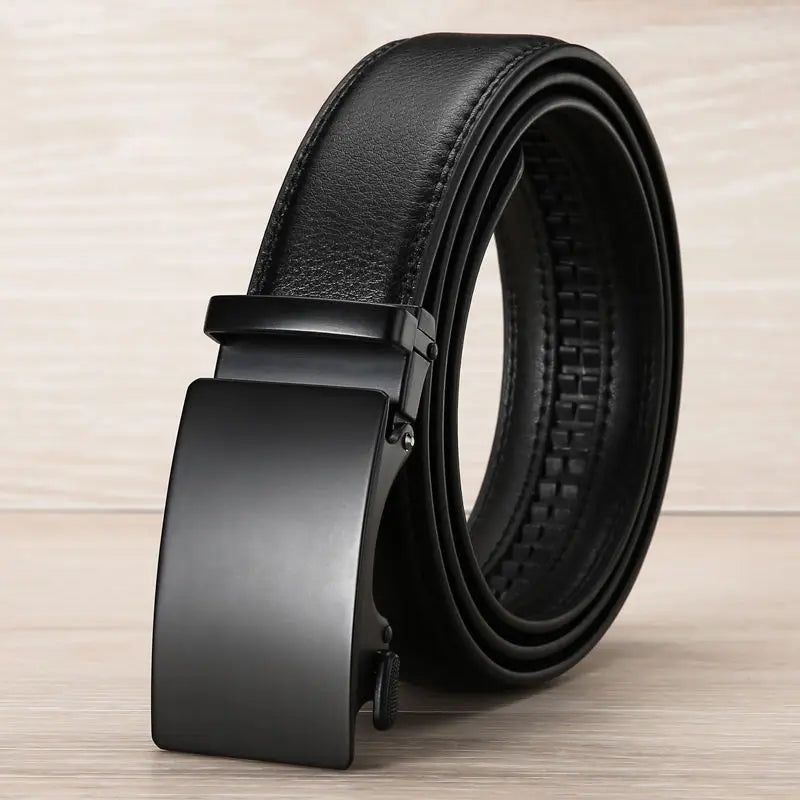 Davy | Premium PU Leather Belt – Luxury Automatic Buckle for Men