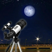 Davy | Télescope astronomique professionnel | Ouverture 70mm, longueur focale 300mm & installation facile pour l’observation des étoiles et la découverte de la nature