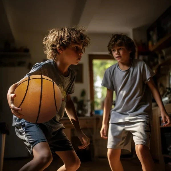 Davy | Professional Silent Basketball | Noise-Free Foam Technology | High-Density Indoor Training Ball | Optimal Bounce | Safe & Neighbor-Friendly
