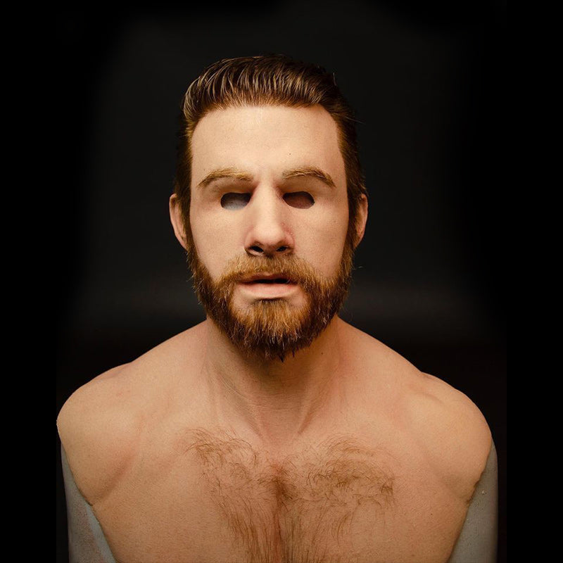 Davy | Realistic Latex Mask | Halloween Cosplay Costume | Full Face