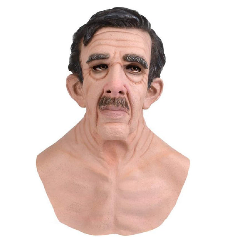 Davy | Realistic Latex Mask | Halloween Cosplay Costume | Full Face