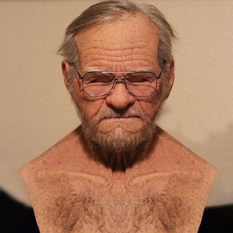 Davy | Realistic Latex Mask | Halloween Cosplay Costume | Full Face