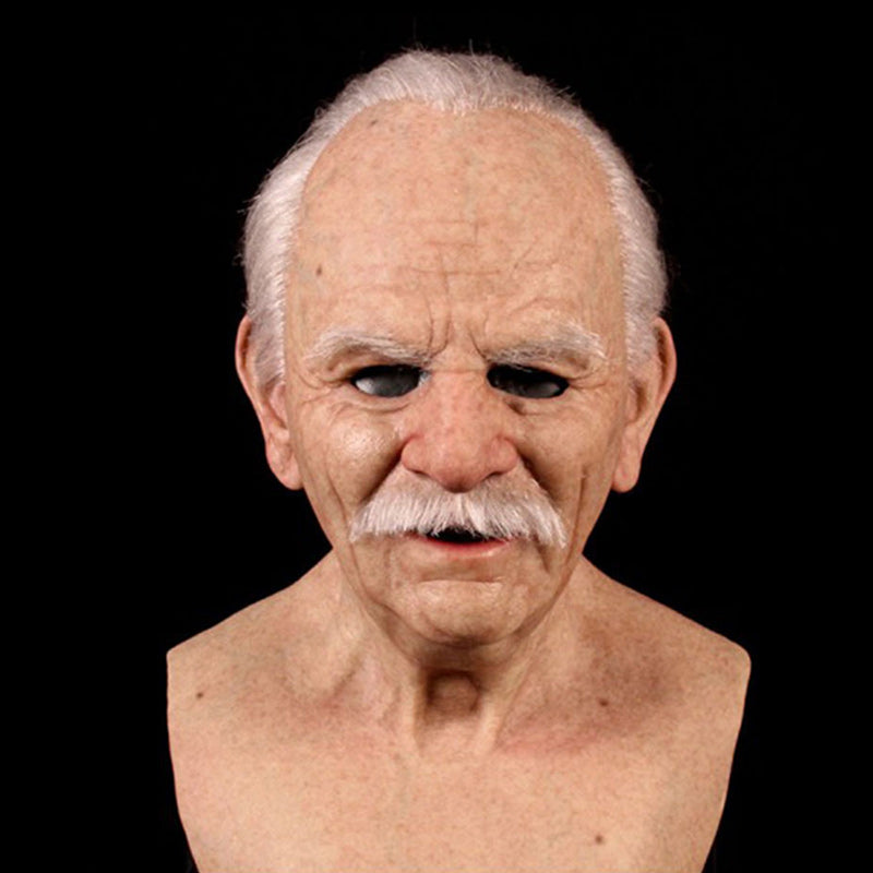 Davy | Realistic Latex Mask | Halloween Cosplay Costume | Full Face