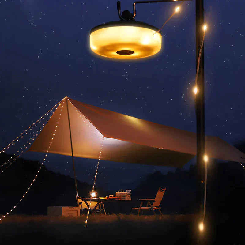 Davy | Rechargeable Waterproof Camping Lamp with Light Strip