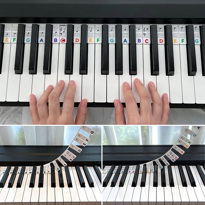 Davy | Removable Piano Keyboard Note Labels