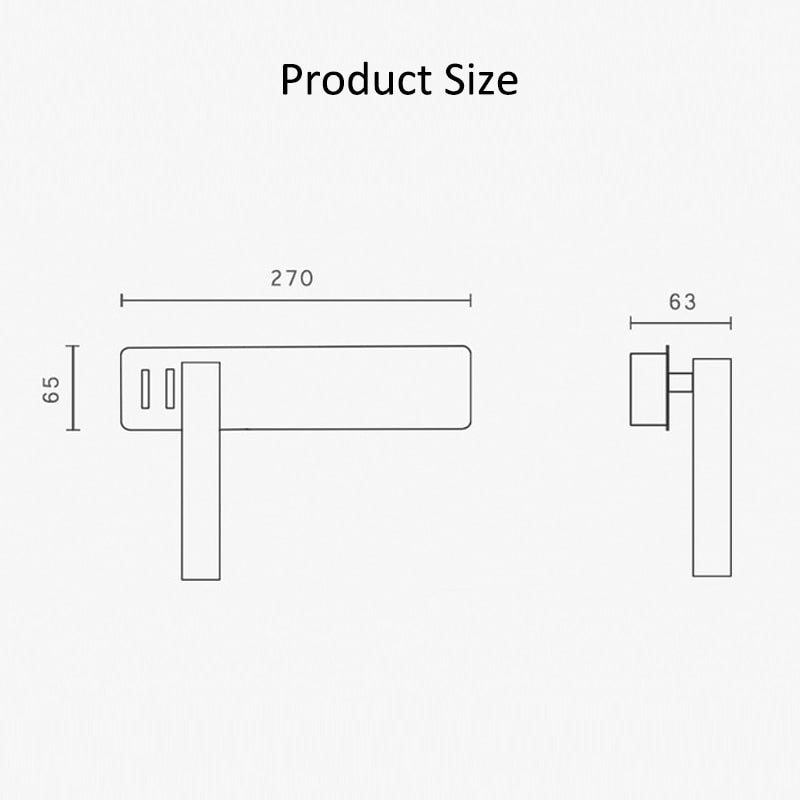 Davy | Rotatable LED Reading Wall Light for the Bed