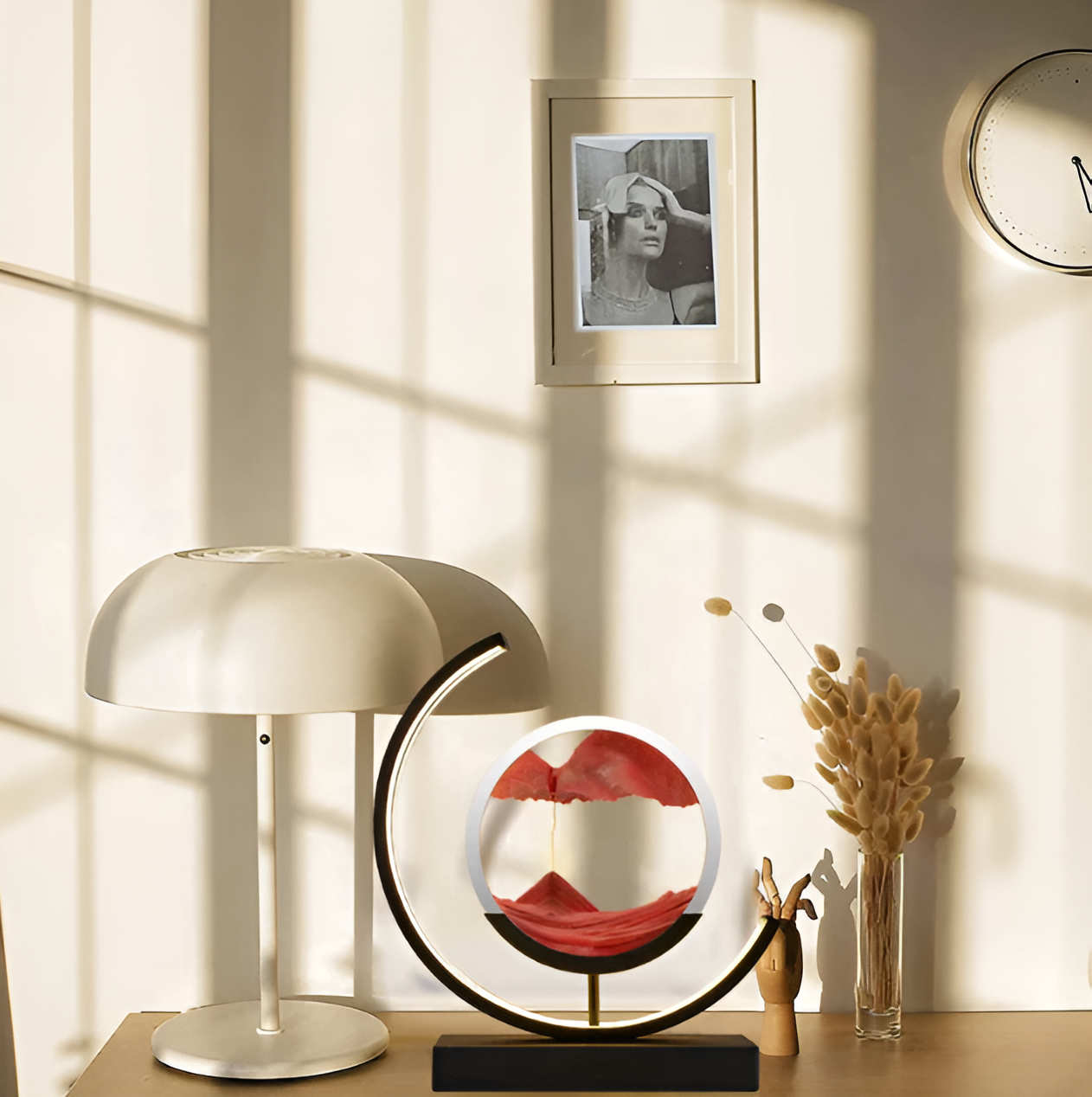 Davy | Sand Glow - Sand Lamp with Remote Control & Dimmable Features