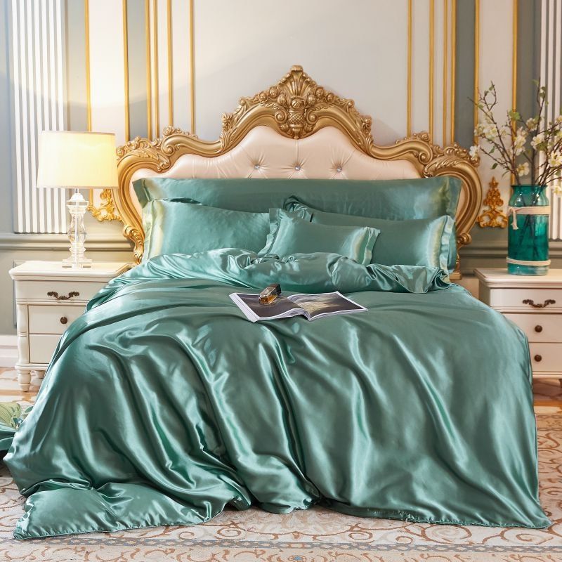 Davy | Satin Duvet Cover Set - Smooth & Silky