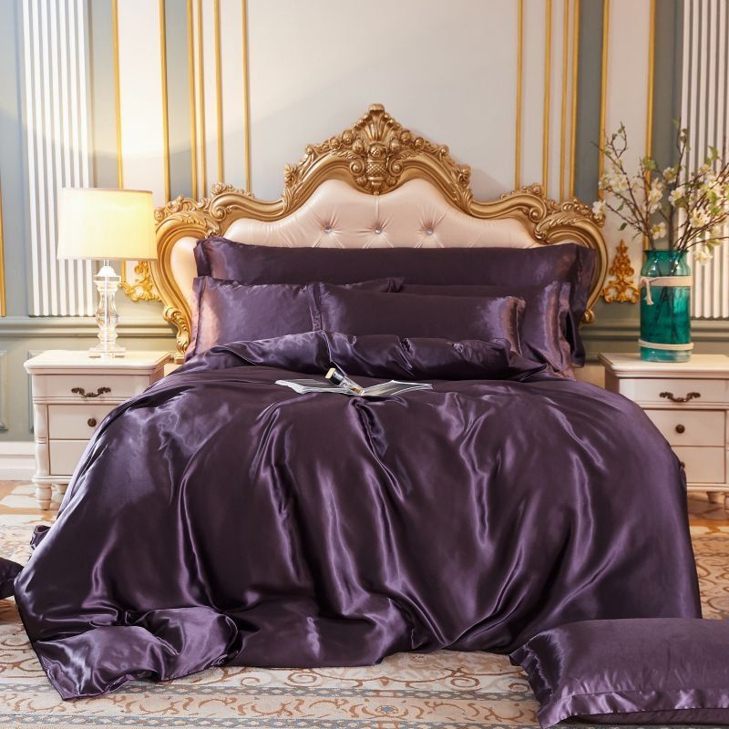 Davy | Satin Duvet Cover Set - Smooth & Silky