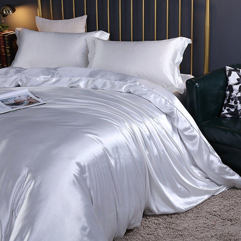 Davy | Satin Duvet Cover Set - Smooth & Silky