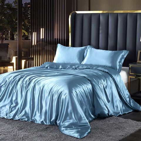 Davy | Satin Duvet Cover Set - Smooth & Silky