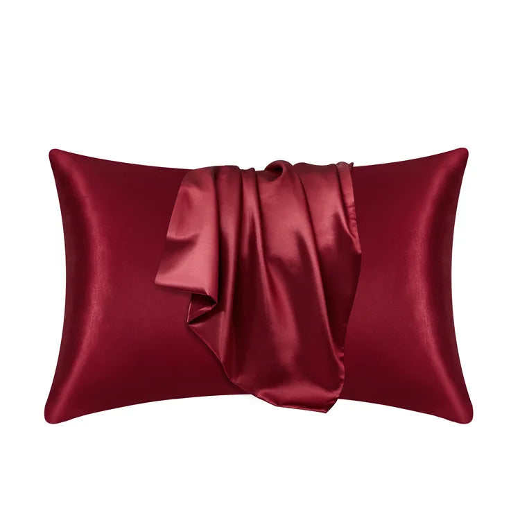 Davy | Shiny Satin Pillowcase with Zipper