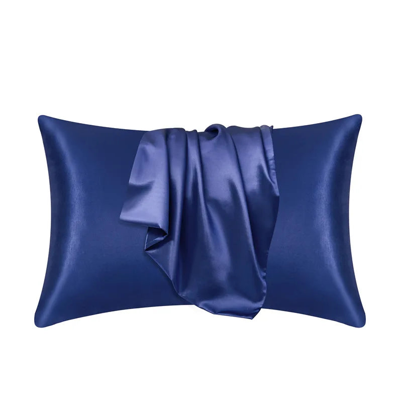Davy | Shiny Satin Pillowcase with Zipper