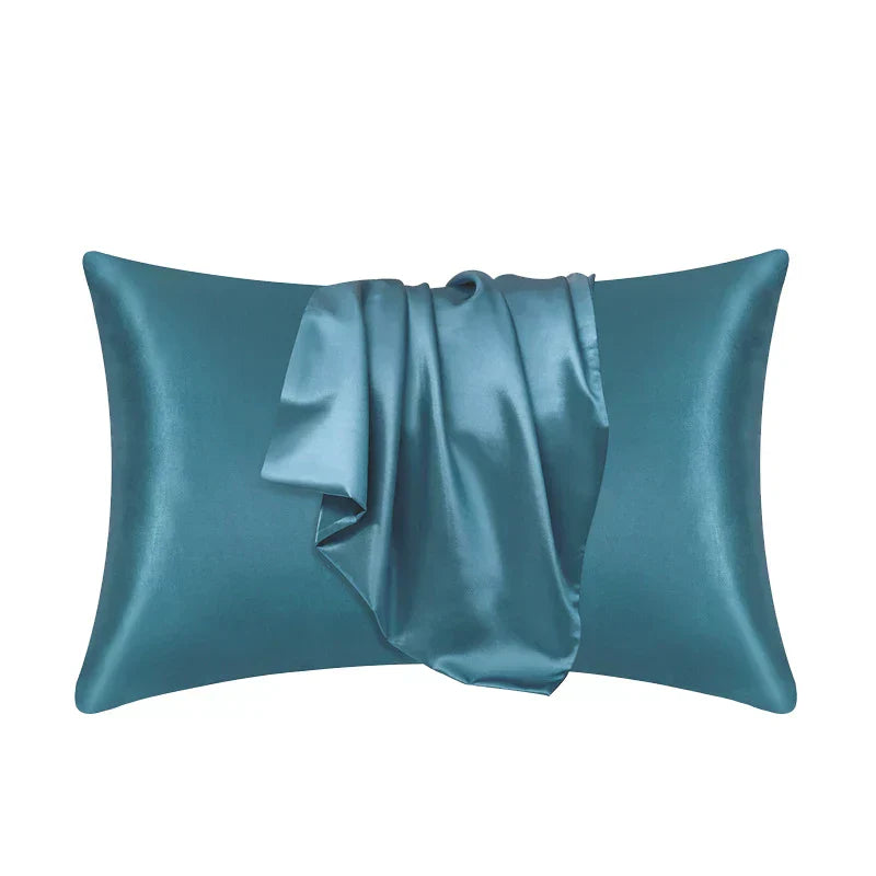Davy | Shiny Satin Pillowcase with Zipper