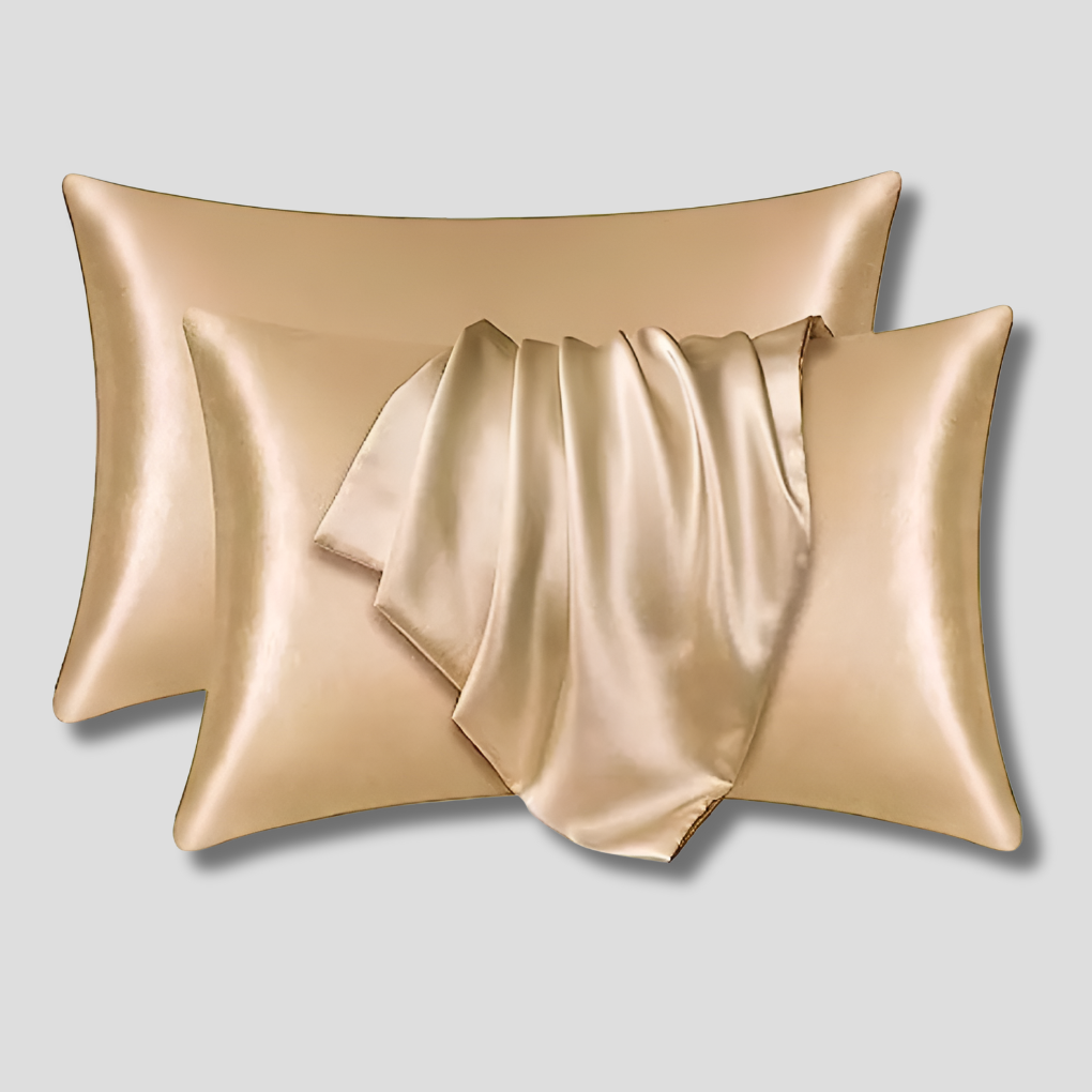 Davy | Shiny Satin Pillowcase with Zipper