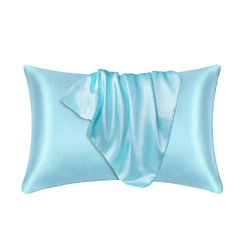 Davy | Shiny Satin Pillowcase with Zipper