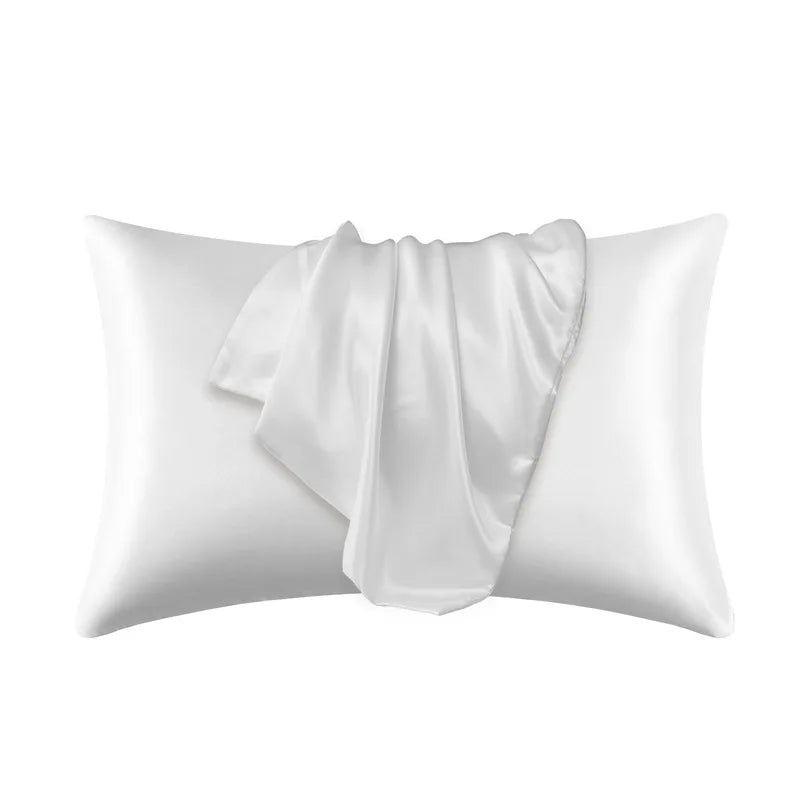 Davy | Shiny Satin Pillowcase with Zipper